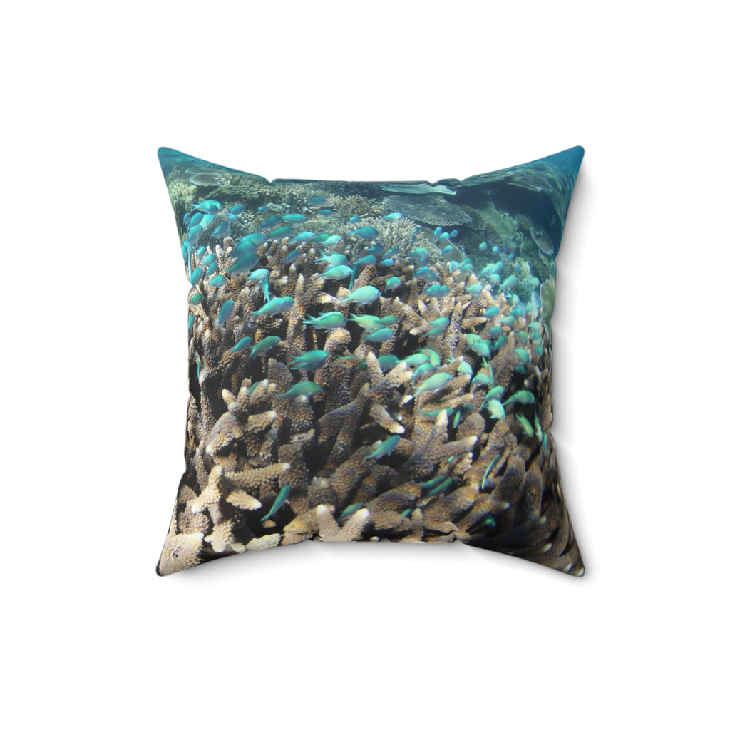 Living Reef Throw Pillow