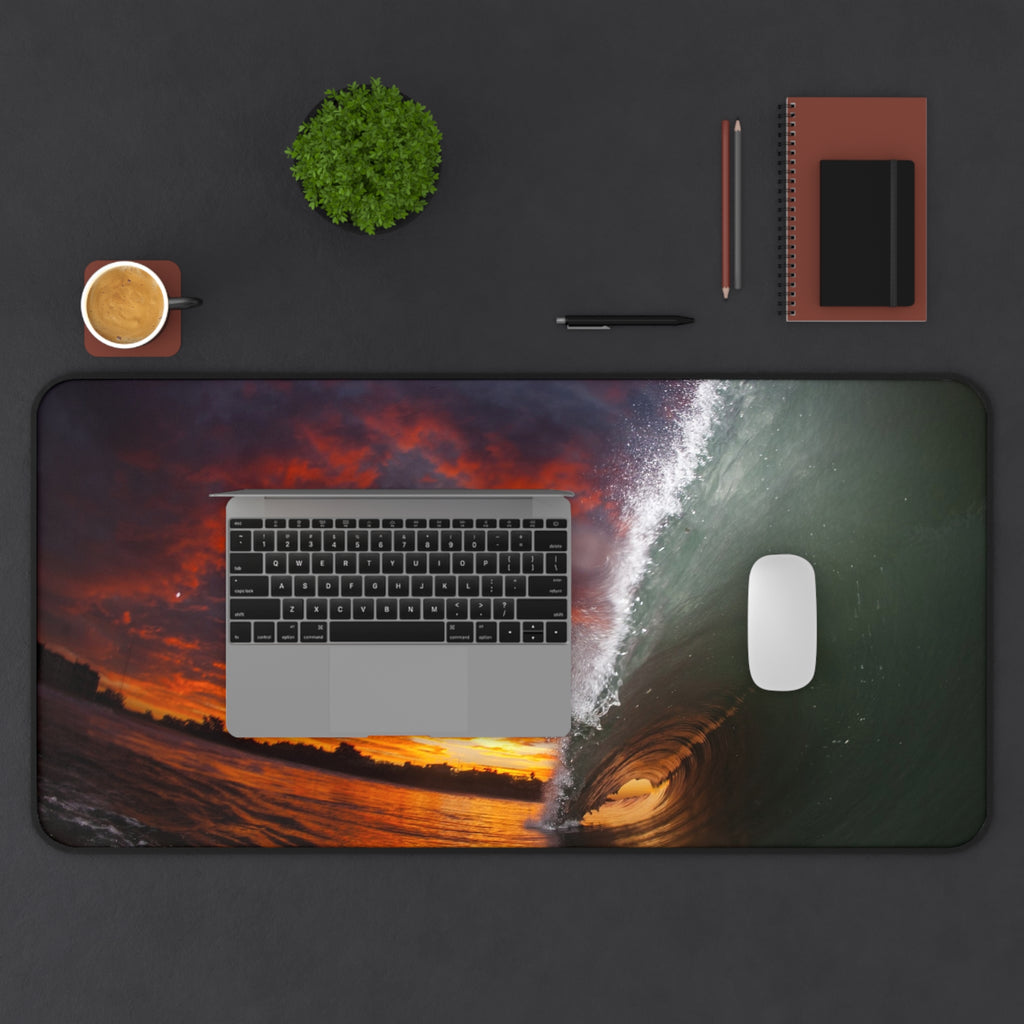 Burning Sky Barrel Desk Mat