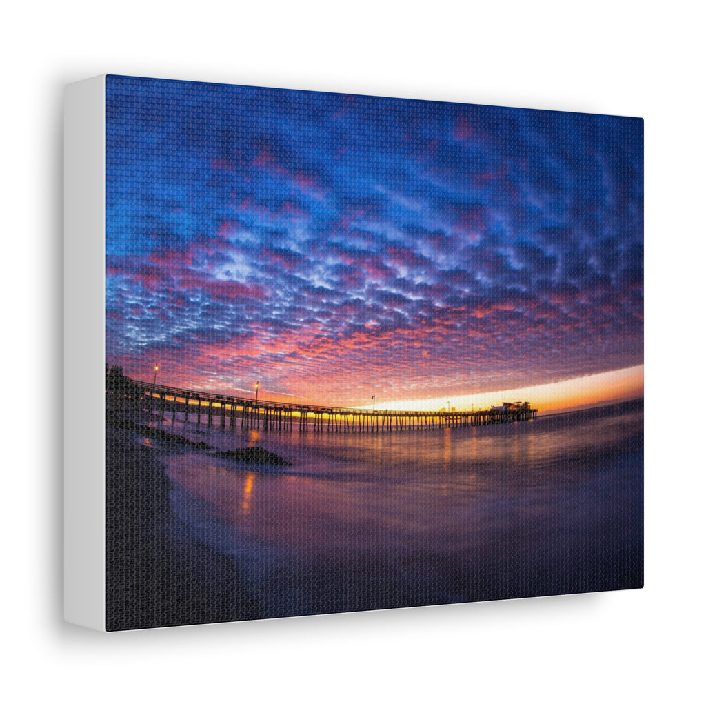 Pier Sky Stretched Canvas