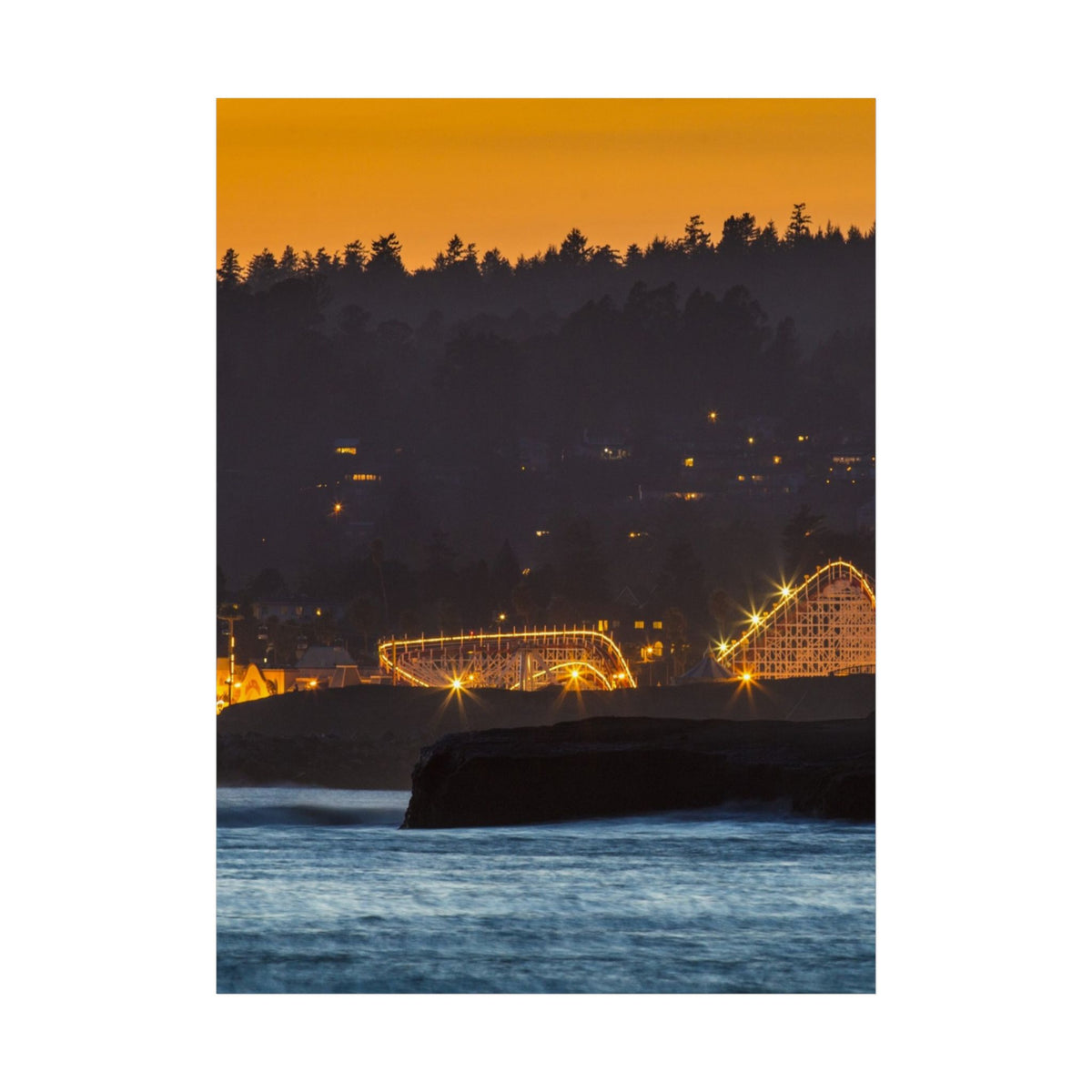 Boardwalk After Dark Poster
