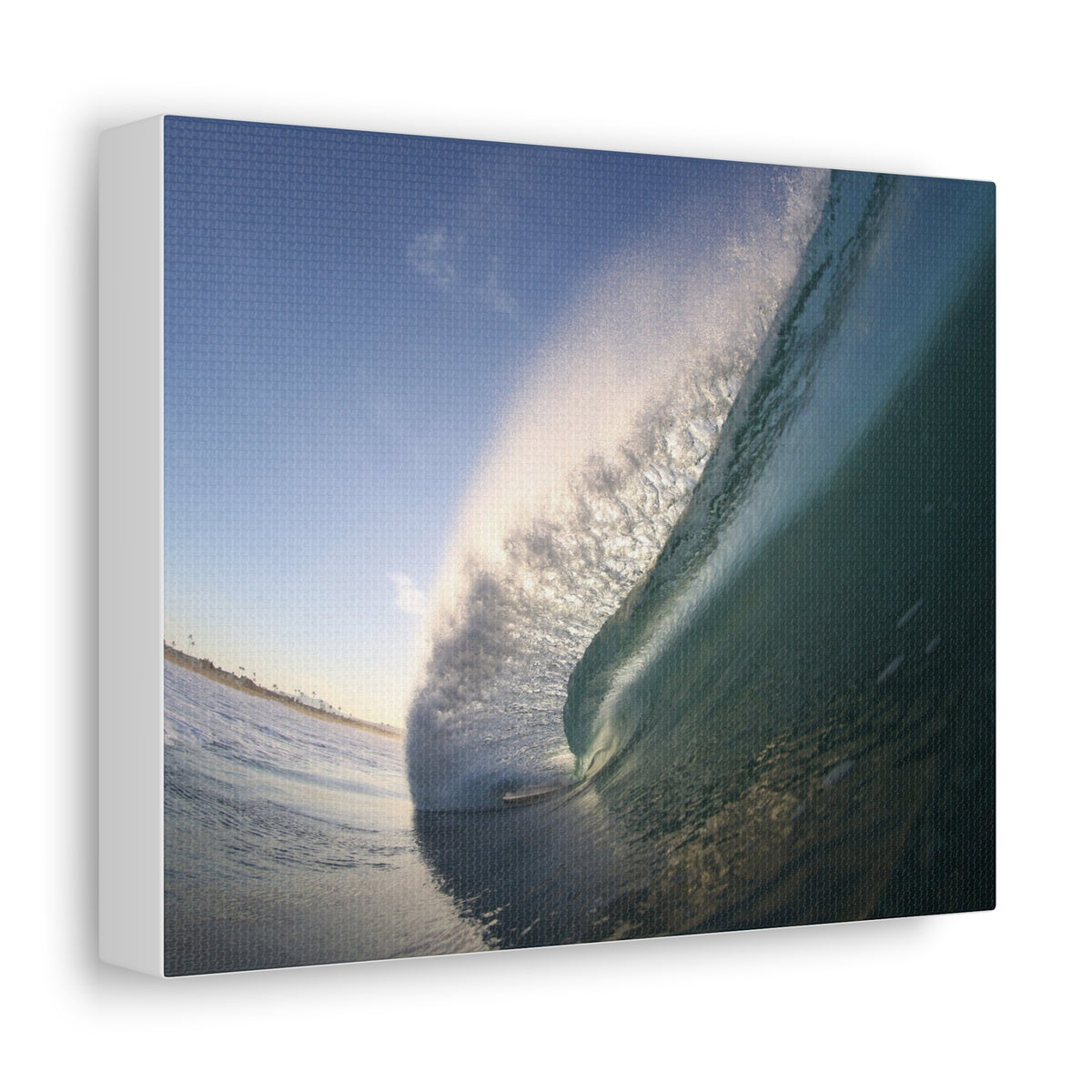 Blue Slope Stretched Canvas