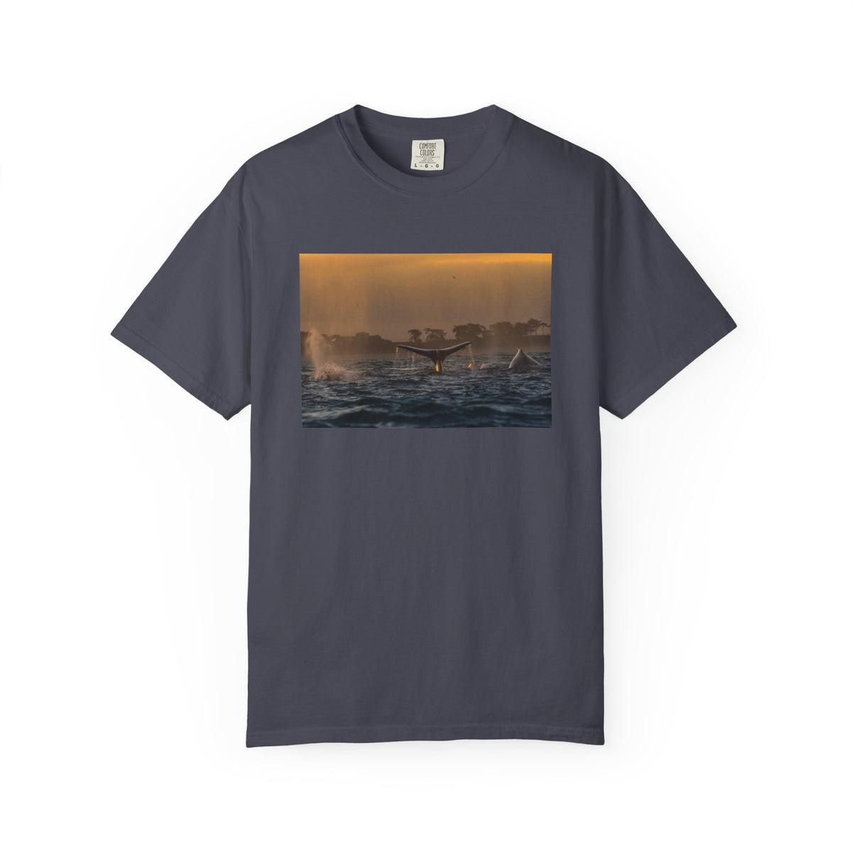 Whale Pair Comfort Colors Tee