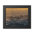 Whale Pair Framed Poster