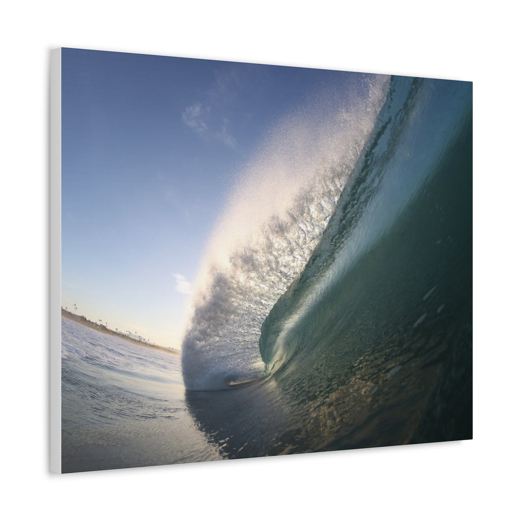 Blue Slope Stretched Canvas