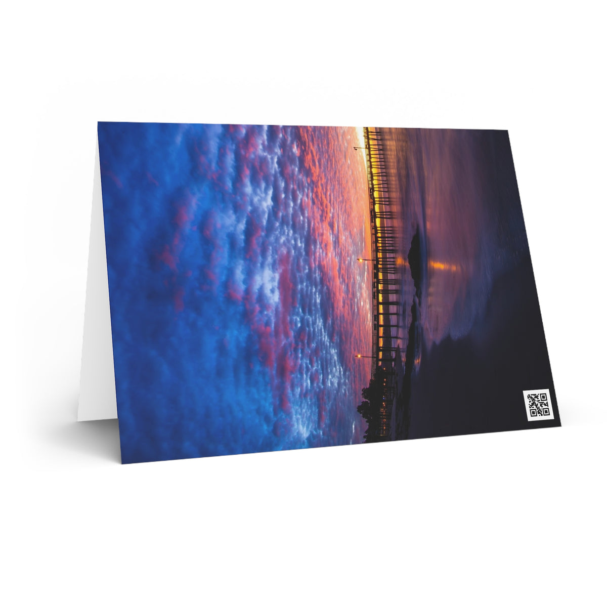 Pier Sky Greeting Card