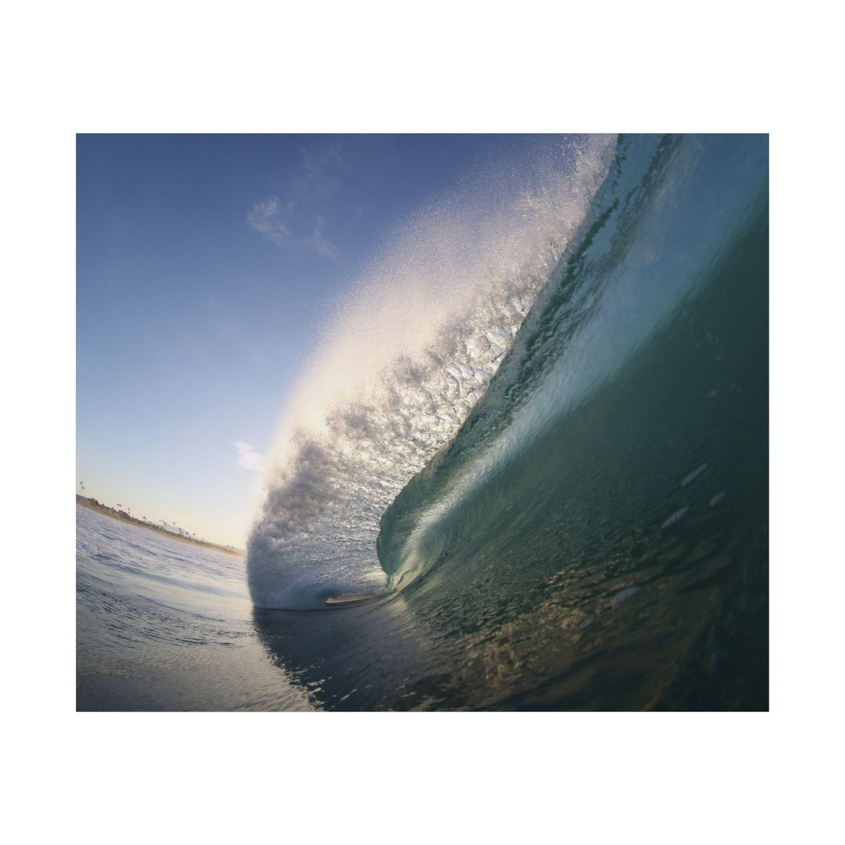 Blue Slope Poster