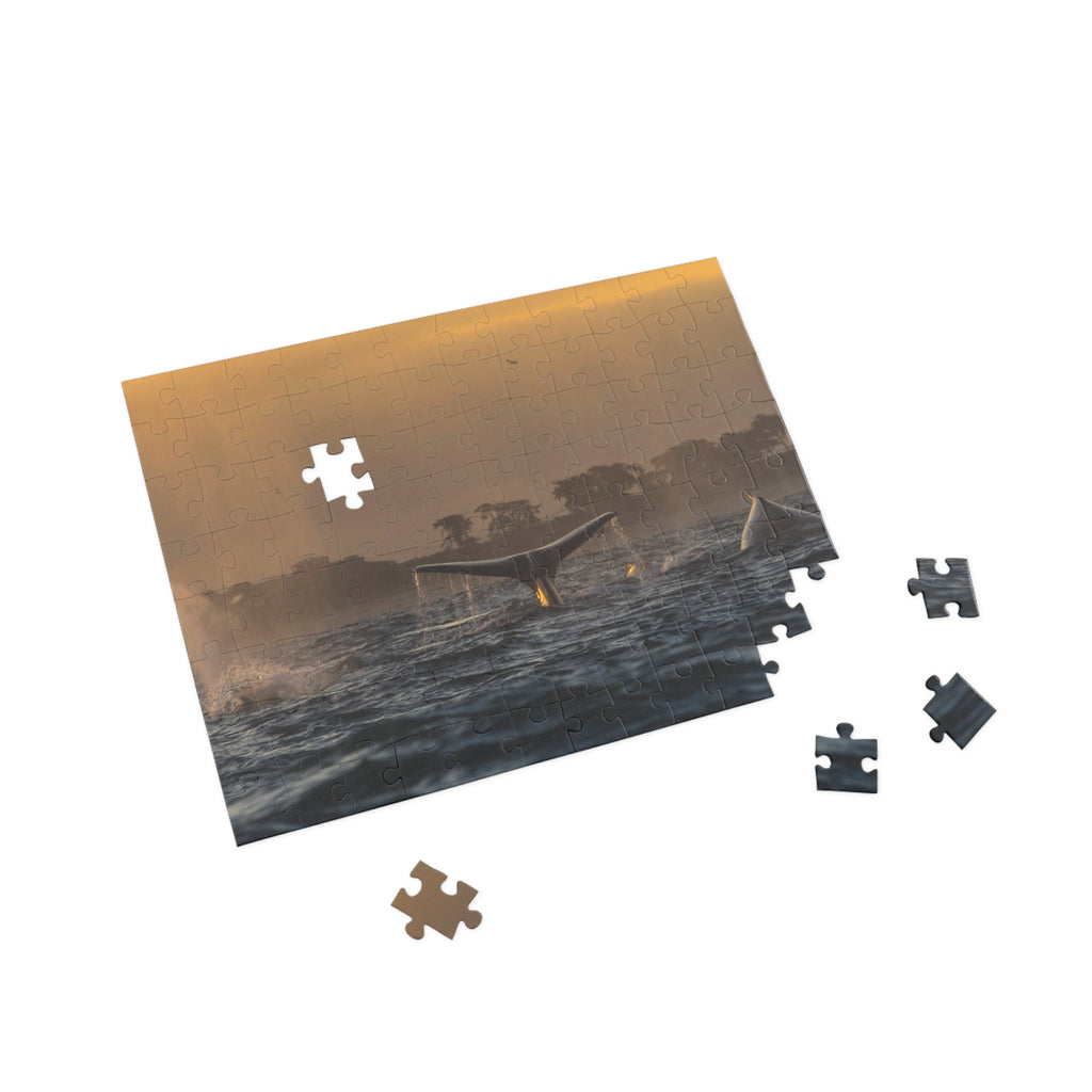 Whale Pair Jigsaw Puzzle