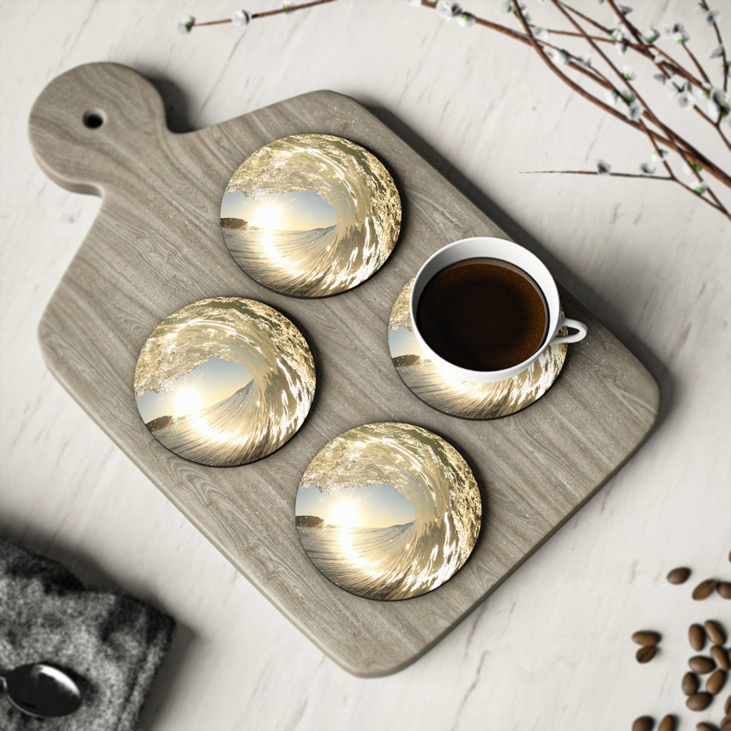 Golden Eye Coaster Set