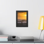 Golden Lighthouse Framed Poster