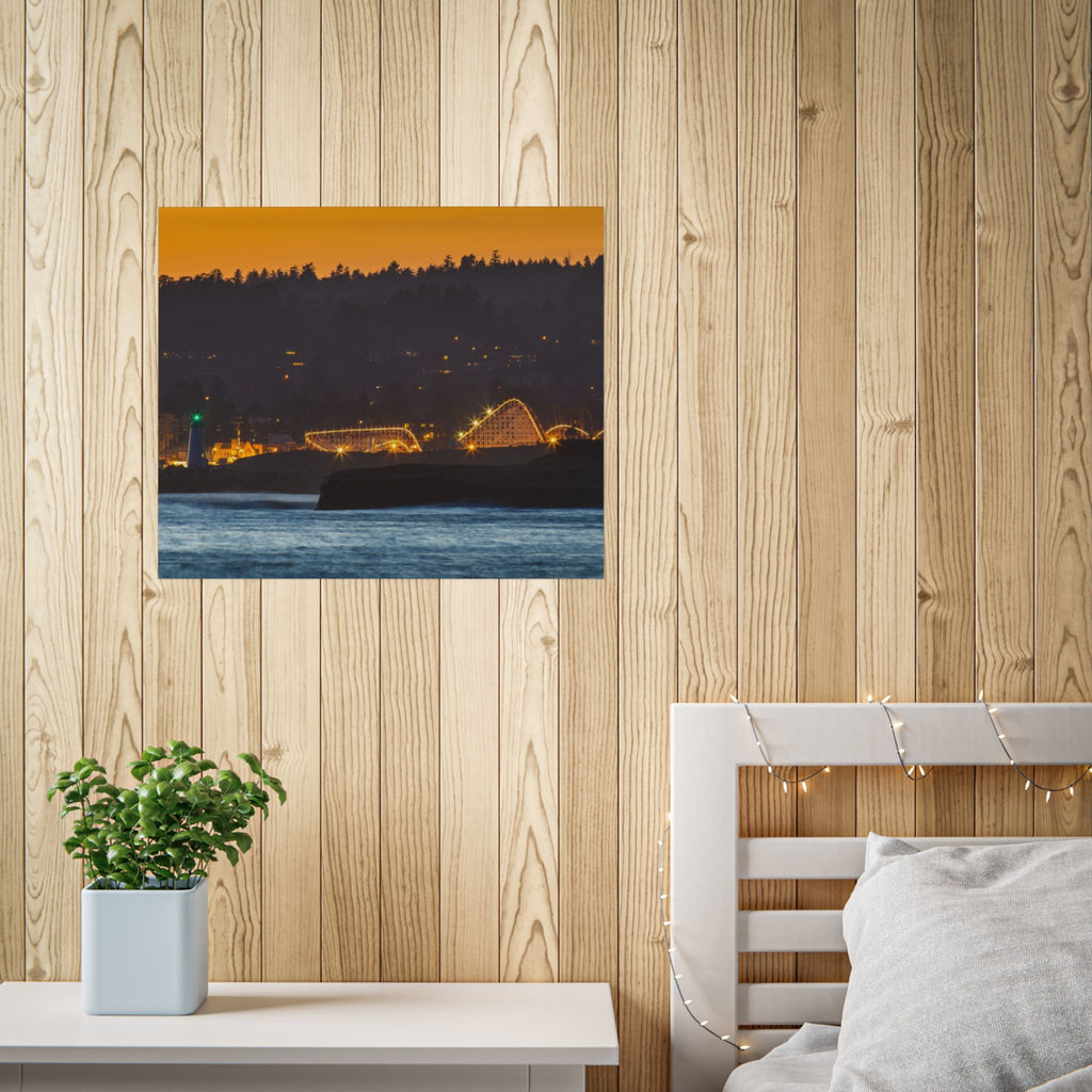 Boardwalk After Dark Poster