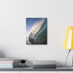 Blue Slope Stretched Canvas