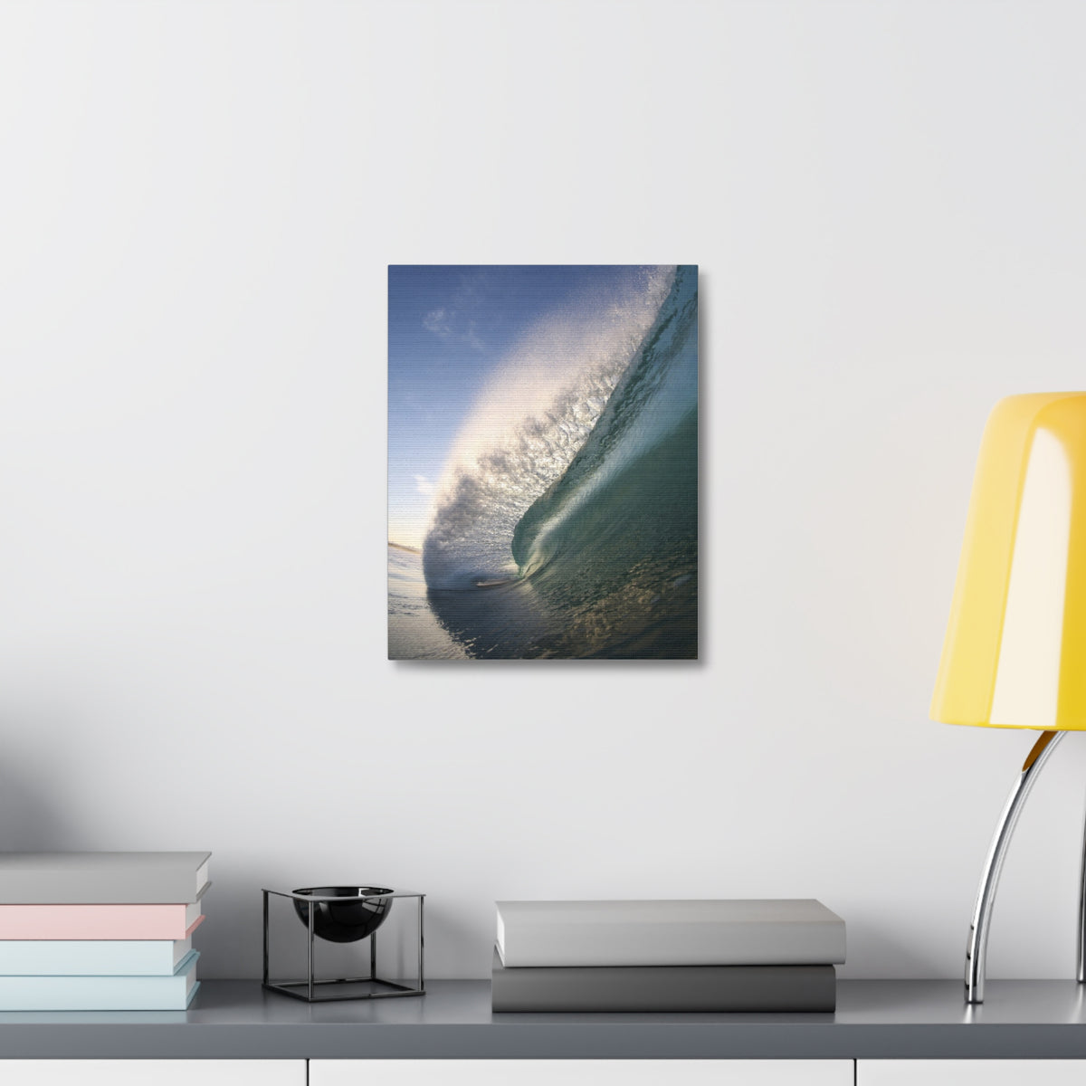 Blue Slope Stretched Canvas