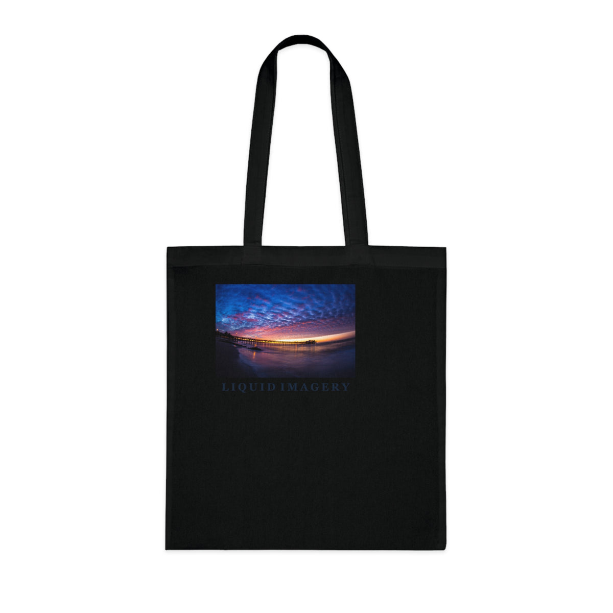 Pier Sky Cotton Tote Bag