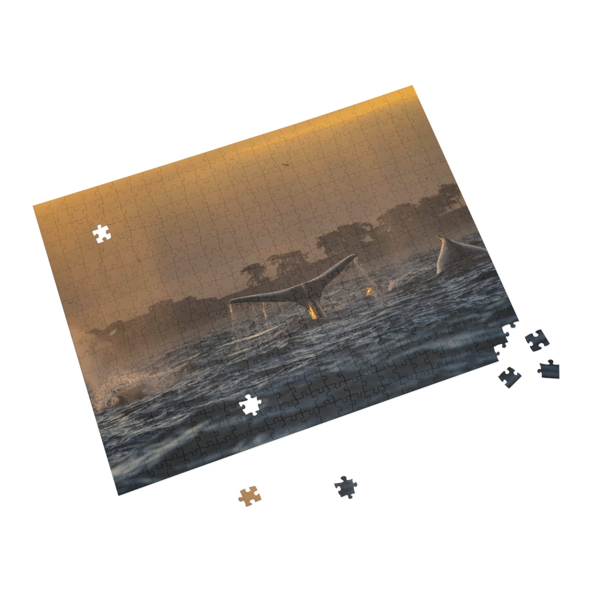 Whale Pair Jigsaw Puzzle