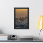 Whale Pair Framed Poster