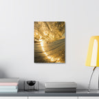 Liquid Gold Stretched Canvas