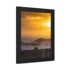 Golden Lighthouse Framed Poster