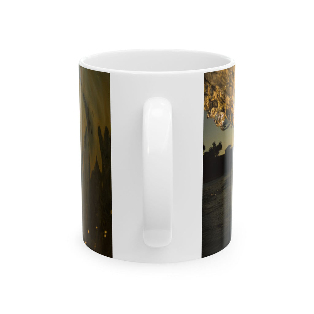 Liquid Gold Ceramic Mug