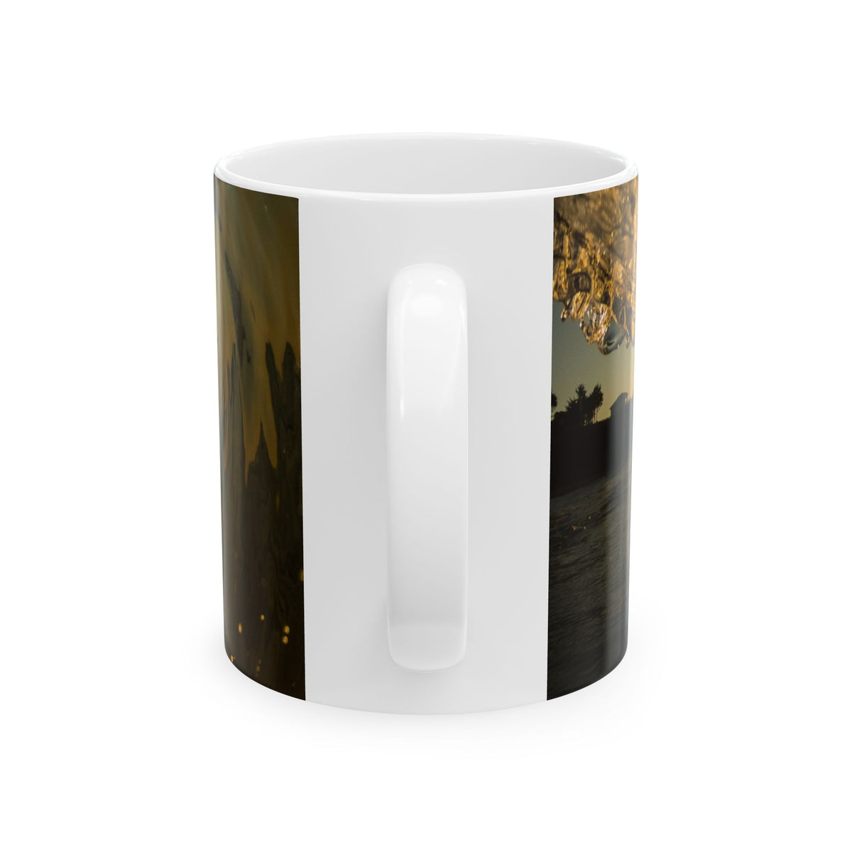 Liquid Gold Ceramic Mug