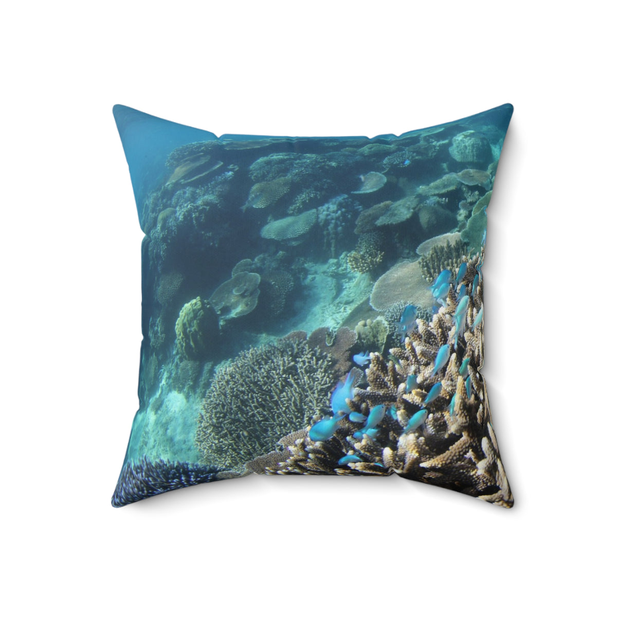 Living Reef Throw Pillow