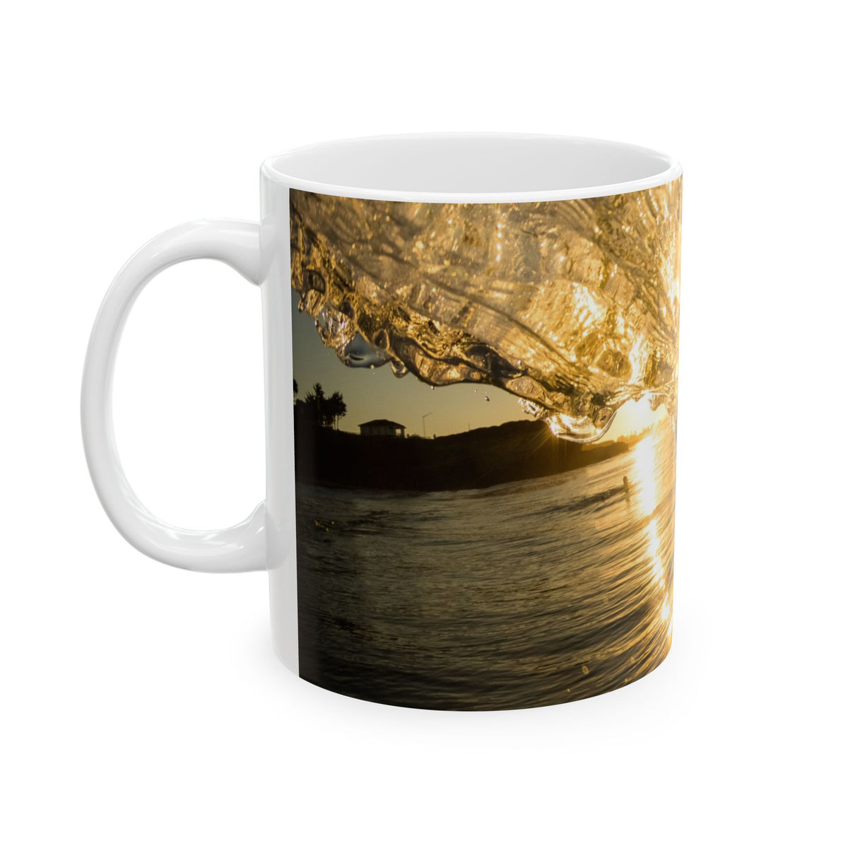 Liquid Gold Ceramic Mug