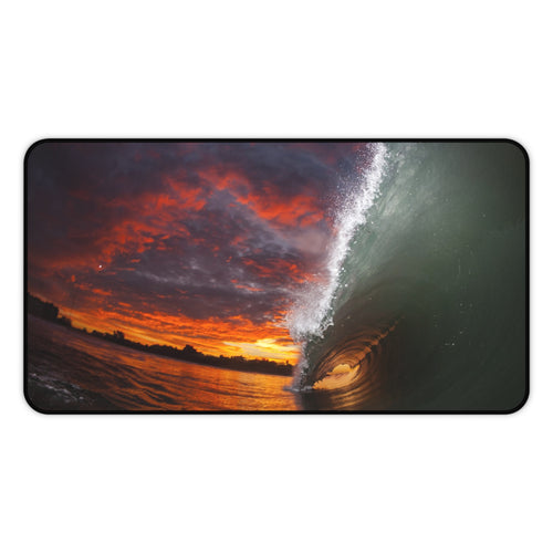Burning Sky Barrel Desk Mat