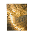 Liquid Gold Velveteen Plush Throw Blanket