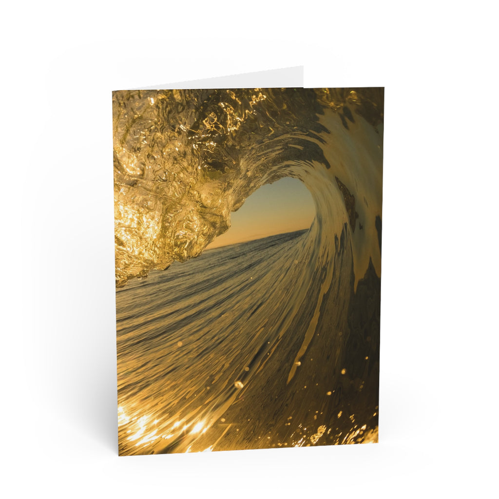 Liquid Gold Greeting Card