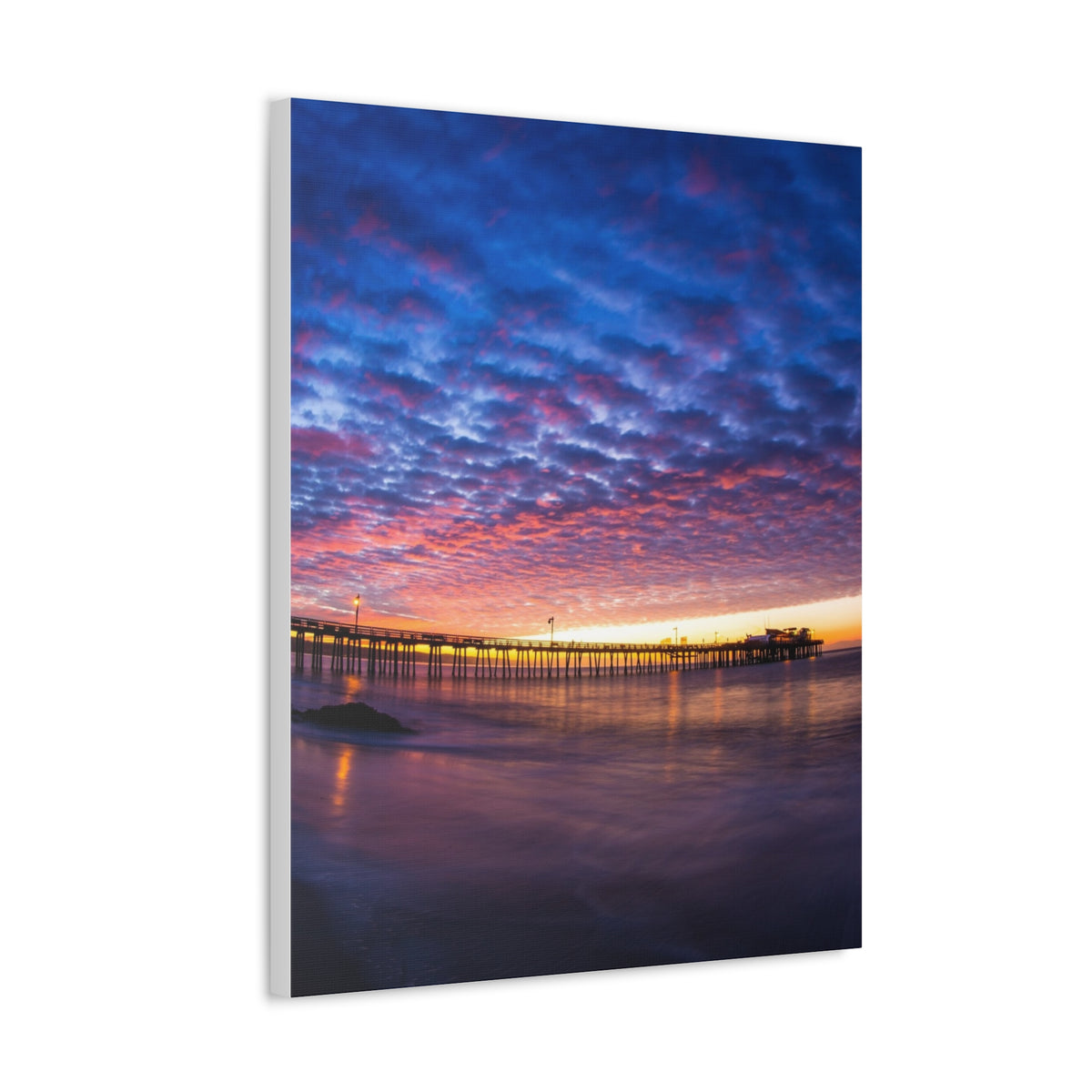 Pier Sky Stretched Canvas