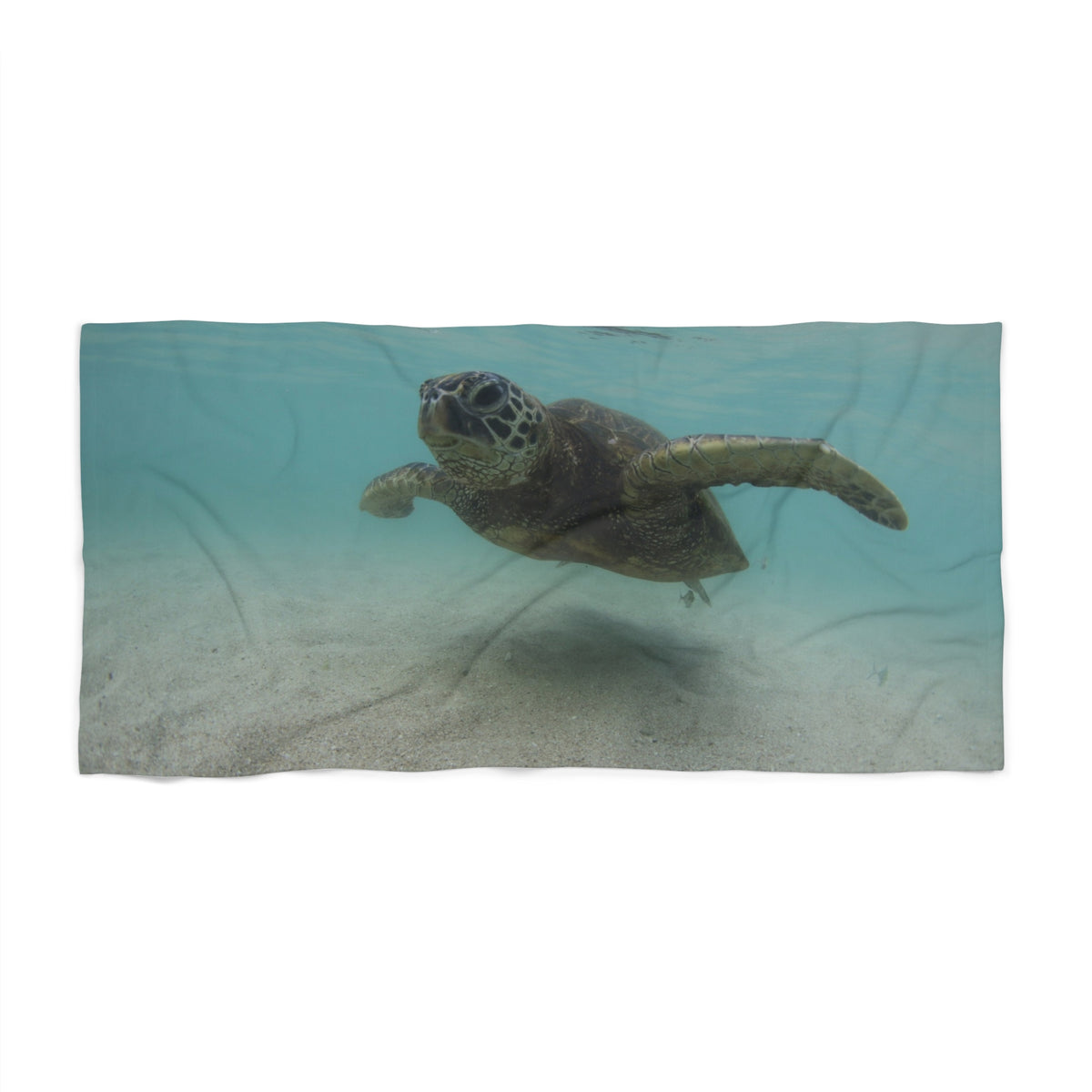 Turtle Glide Beach Towel