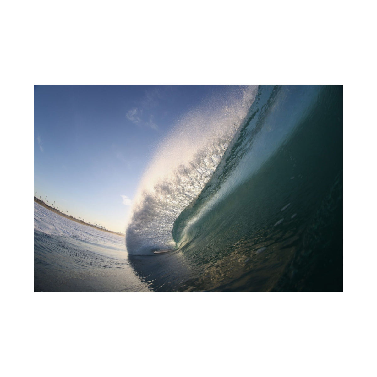 Blue Slope Poster