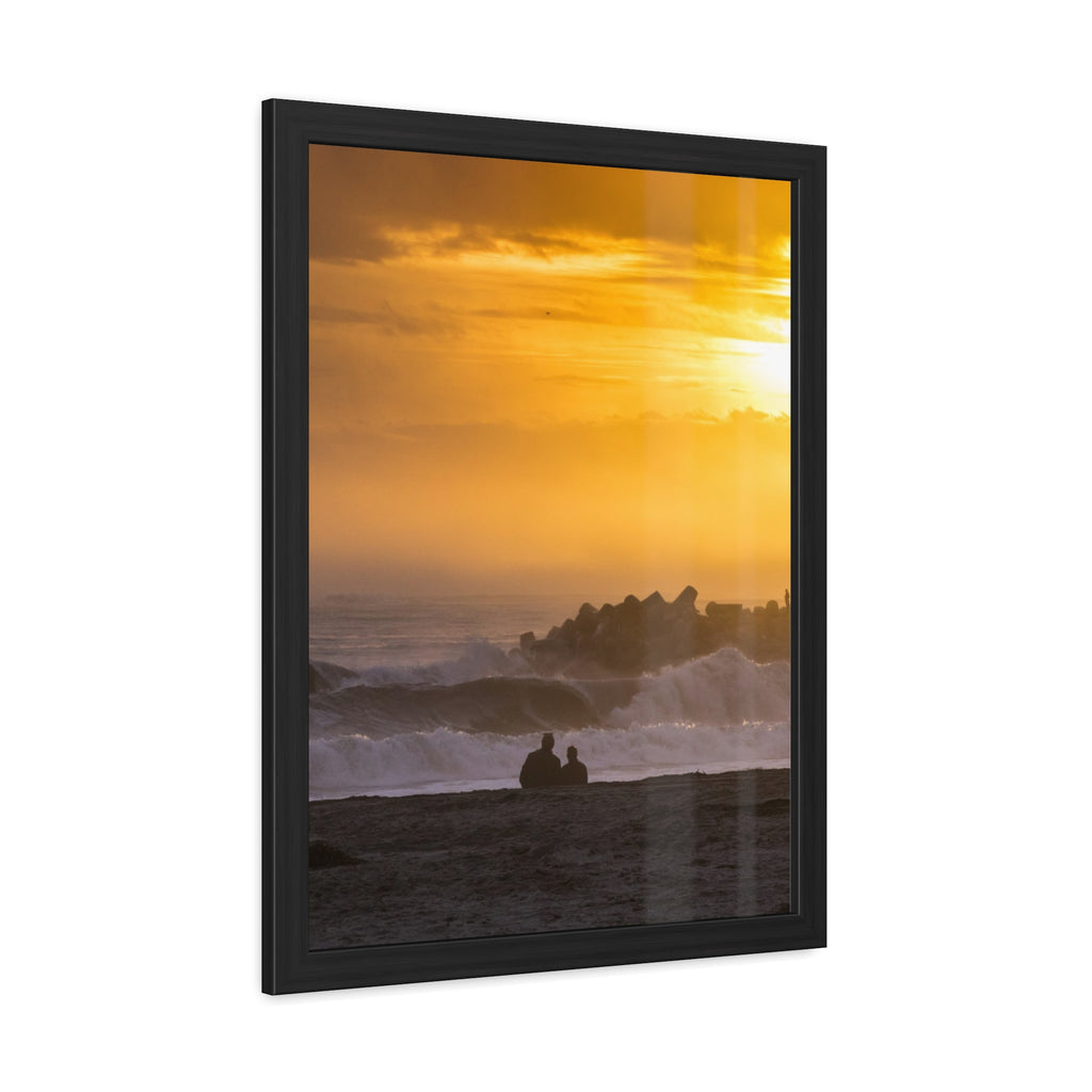 Golden Lighthouse Framed Poster