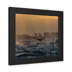 Whale Pair Framed Poster