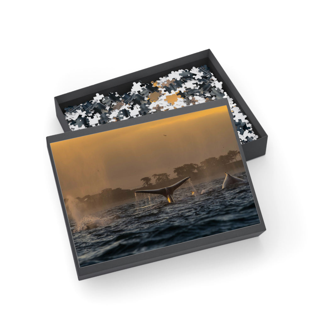Whale Pair Jigsaw Puzzle