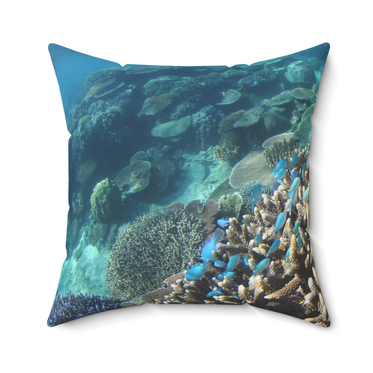 Living Reef Throw Pillow