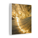 Liquid Gold Stretched Canvas