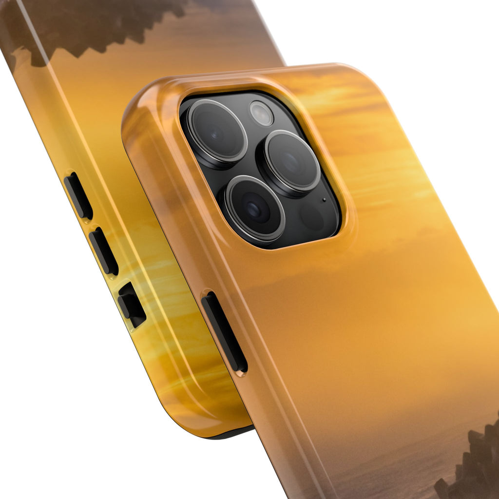 Golden Lighthouse Tough Phone Case