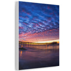 Pier Sky Stretched Canvas