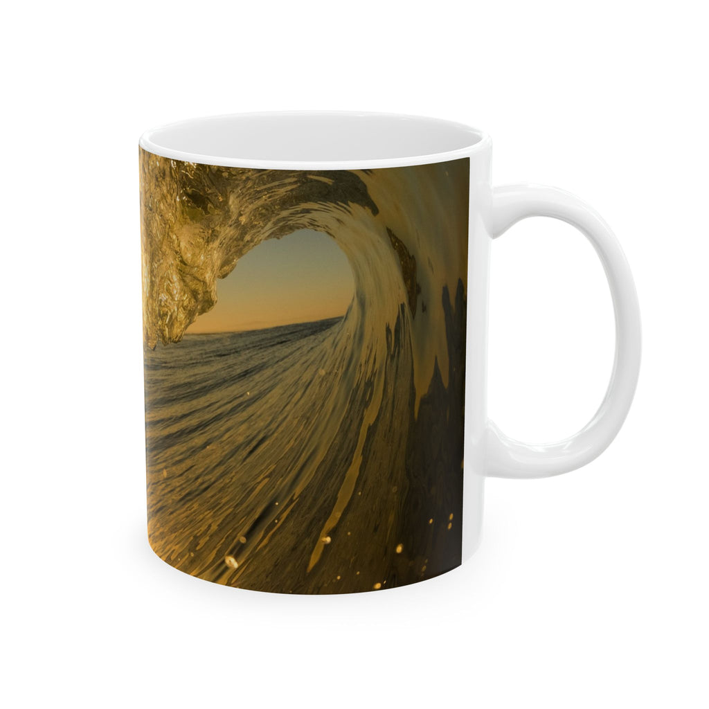 Liquid Gold Ceramic Mug
