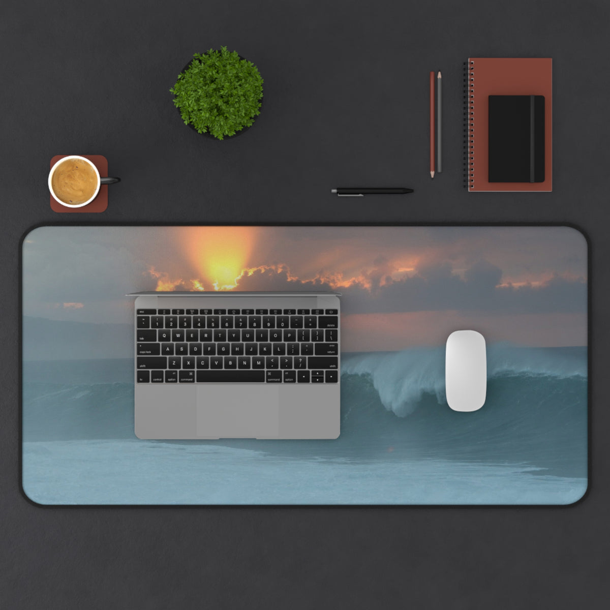 Sun Over The Swell Desk Mat