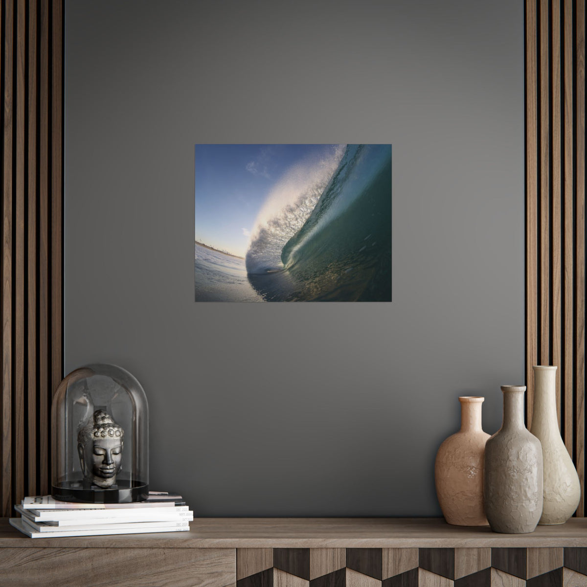 Blue Slope Poster