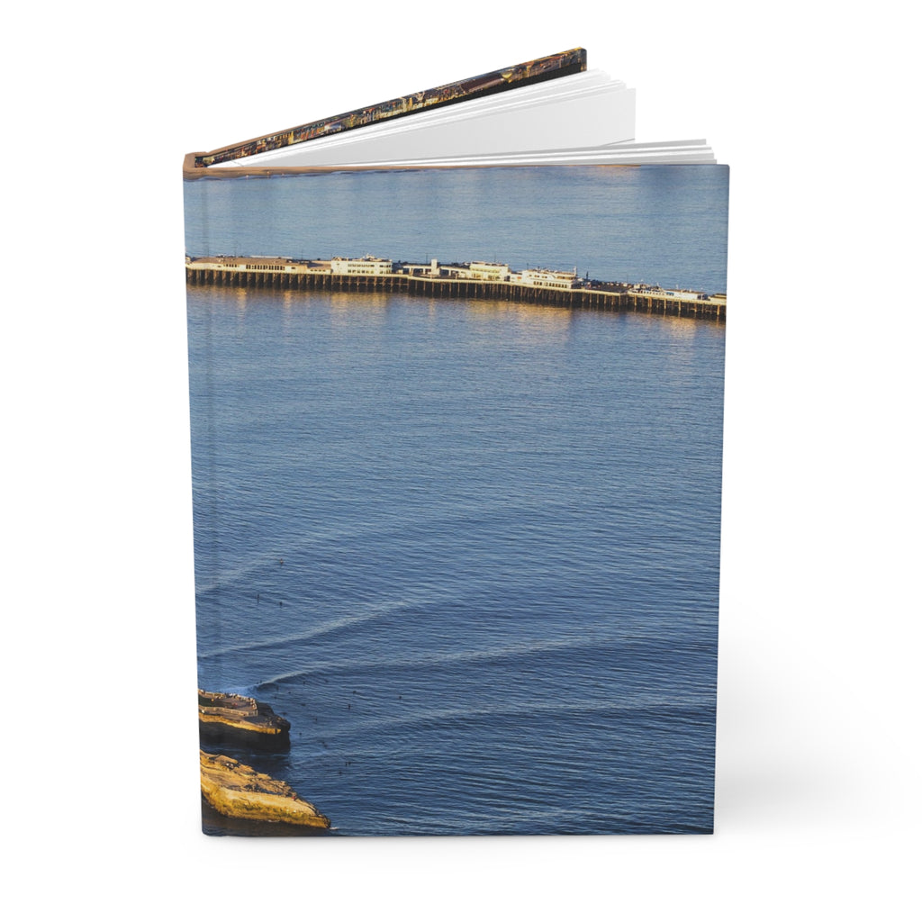 Wharf From Above Hardcover Journal