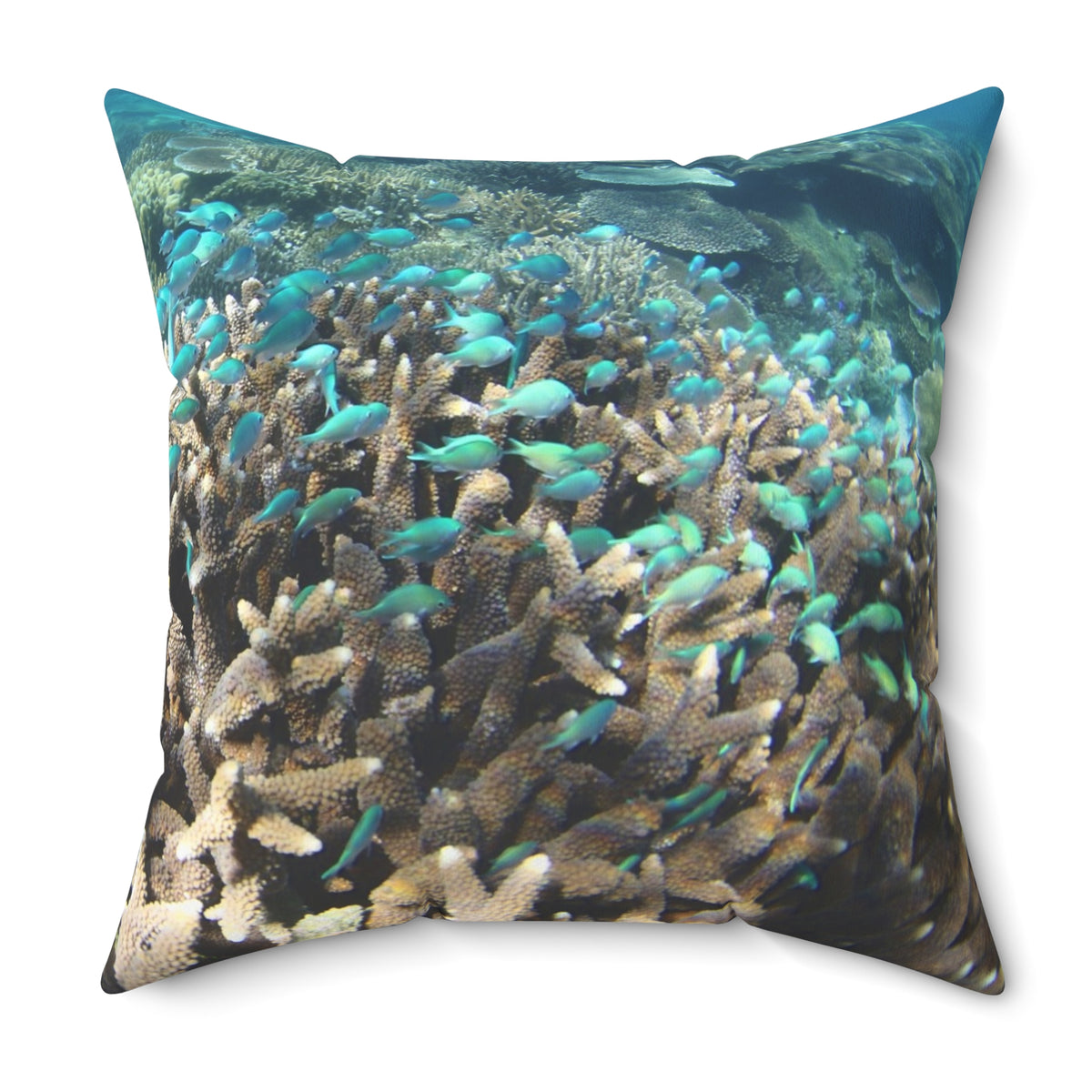 Living Reef Throw Pillow