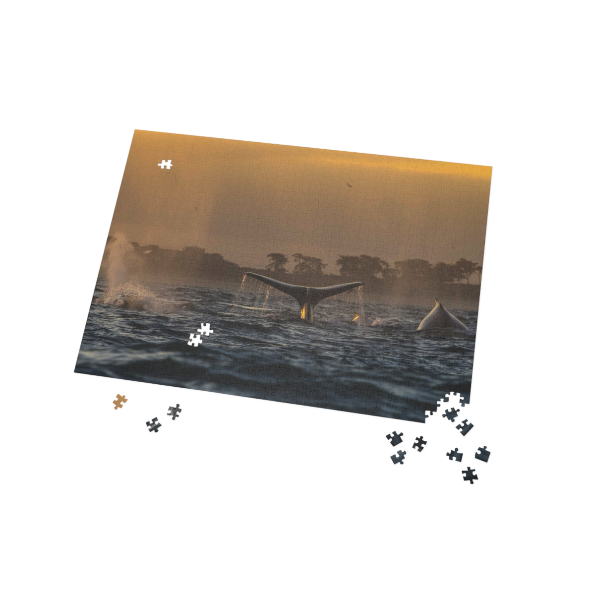 Whale Pair Jigsaw Puzzle