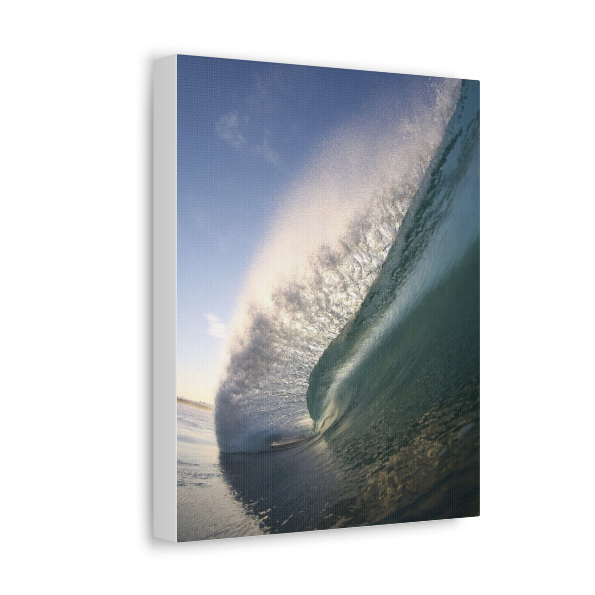 Blue Slope Stretched Canvas