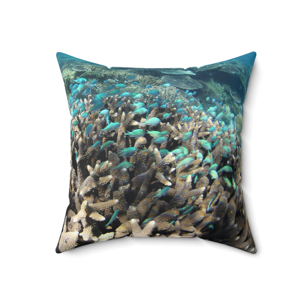 Living Reef Throw Pillow