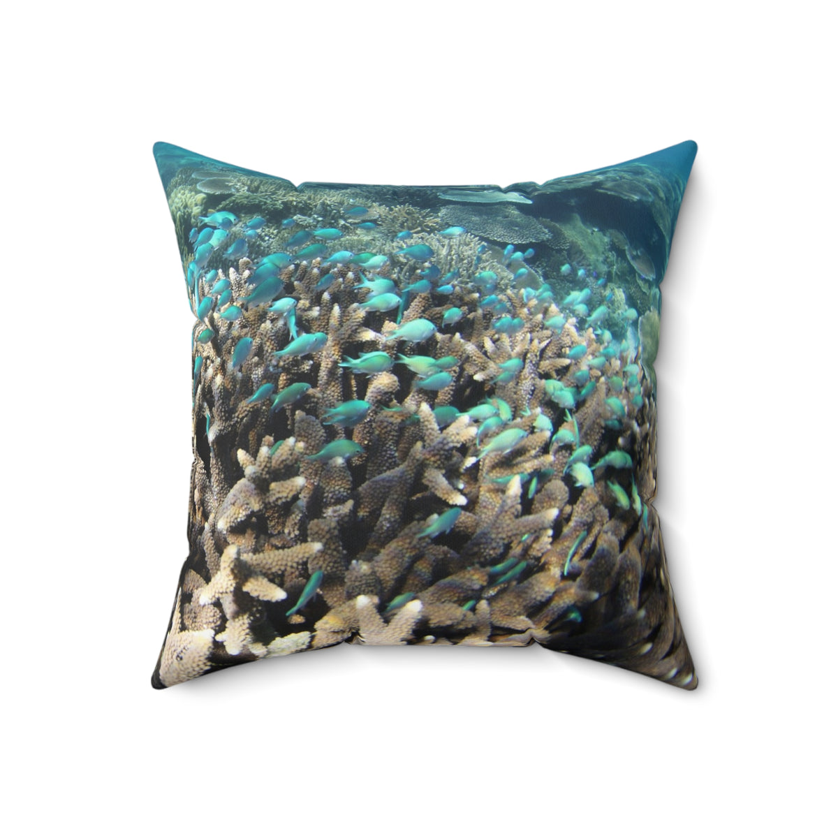 Living Reef Throw Pillow