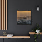 Whale Pair Framed Poster