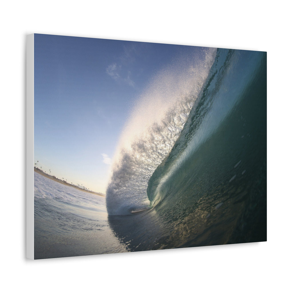 Blue Slope Stretched Canvas