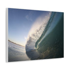 Blue Slope Stretched Canvas